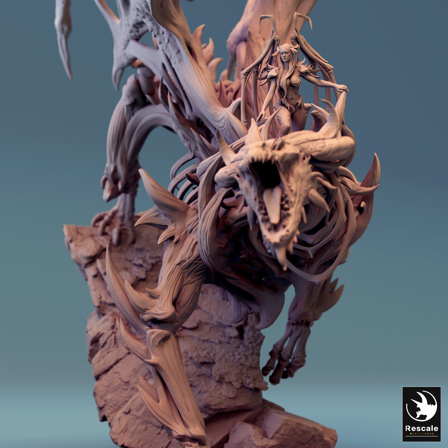 Zombie Dragon - Dracolich With Queen of Blades