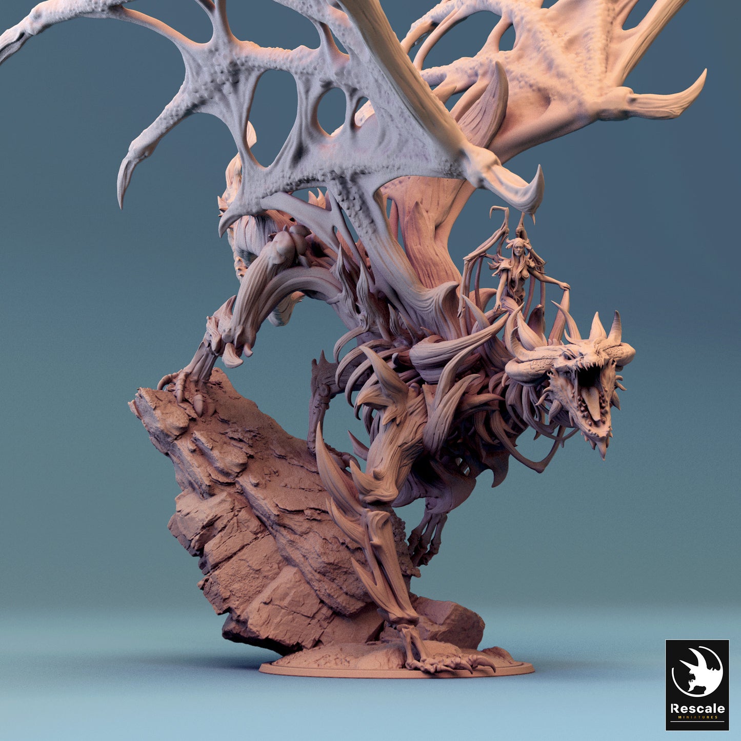 Zombie Dragon - Dracolich With Queen of Blades