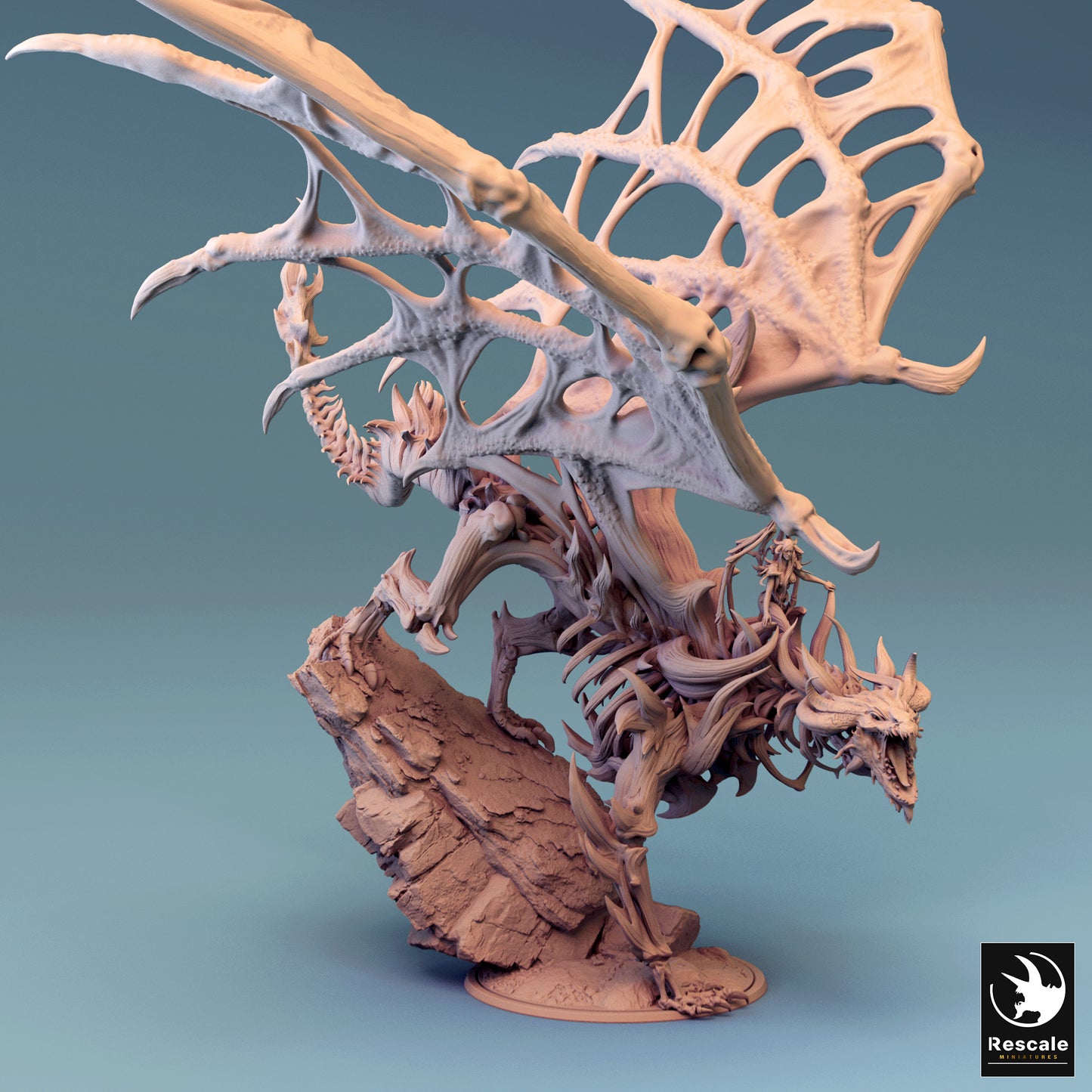 Zombie Dragon - Dracolich With Queen of Blades