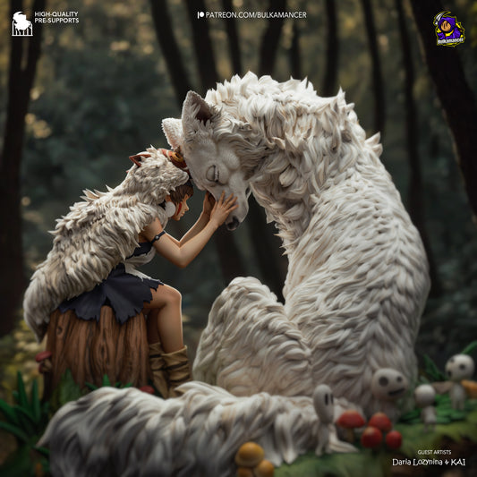 Princess Mononoke & Wolf