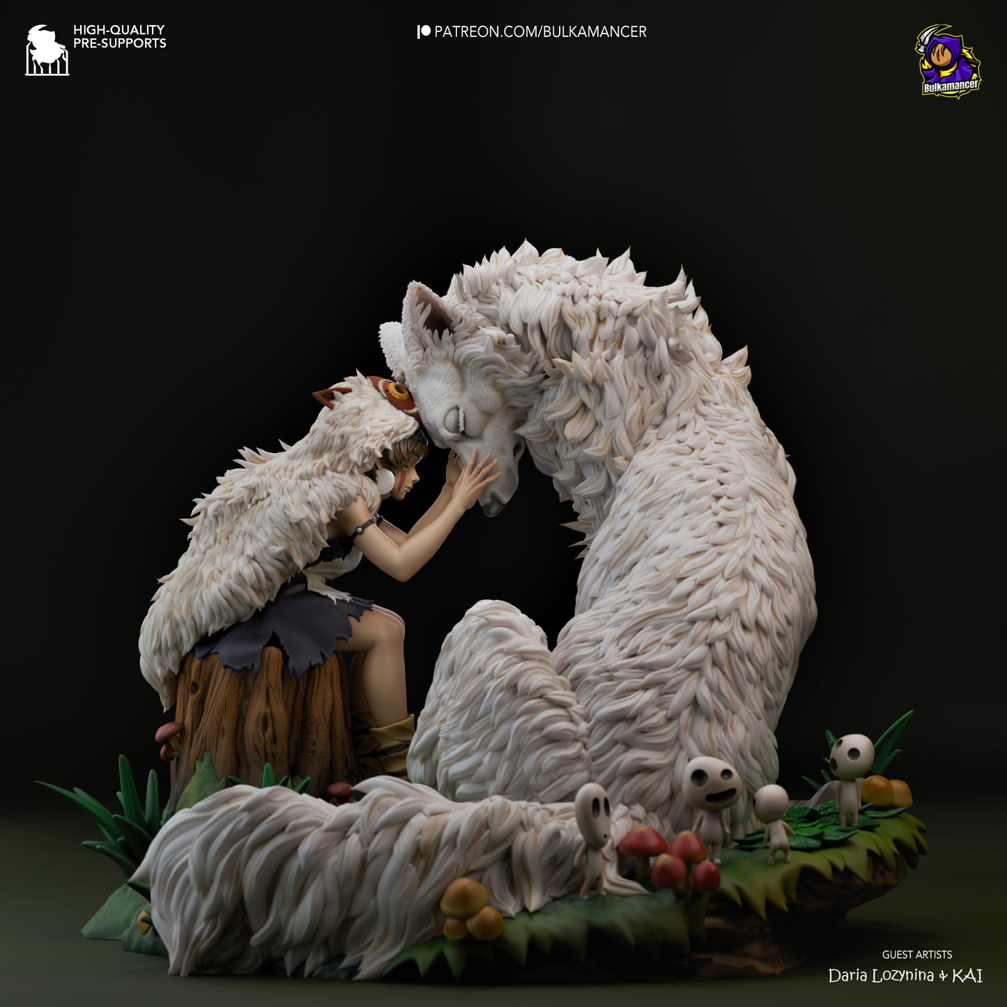 Princess Mononoke & Wolf