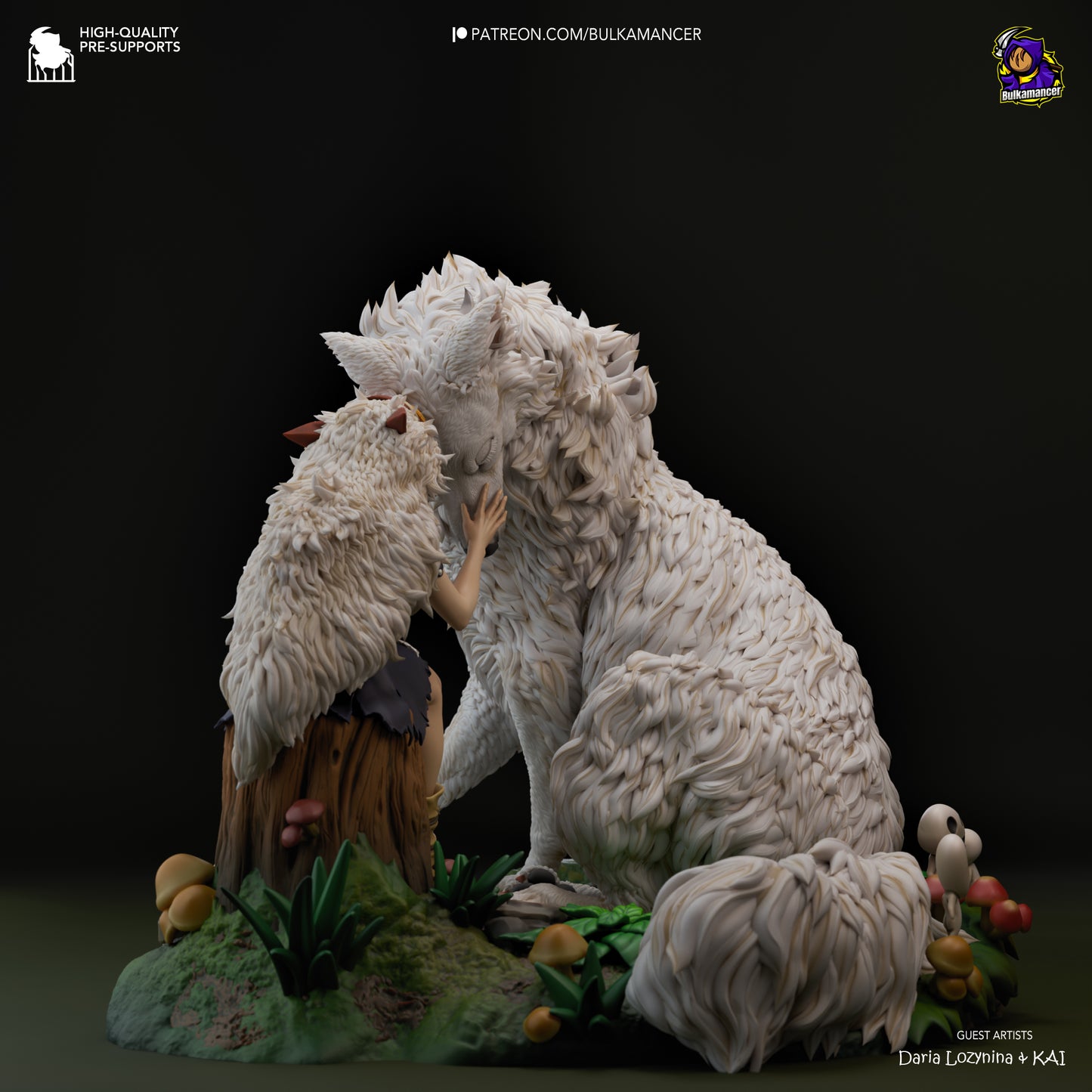 Princess Mononoke & Wolf