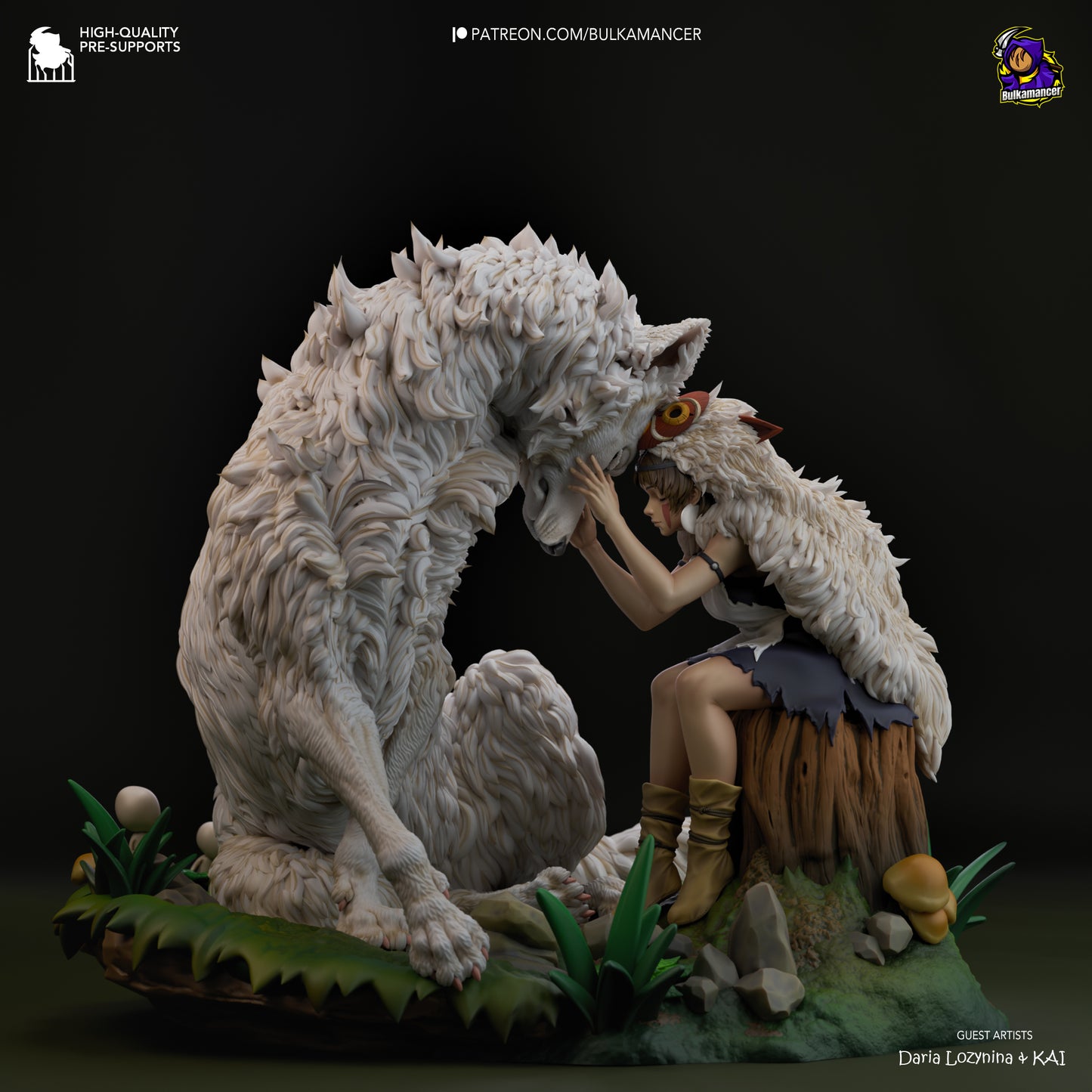 Princess Mononoke & Wolf