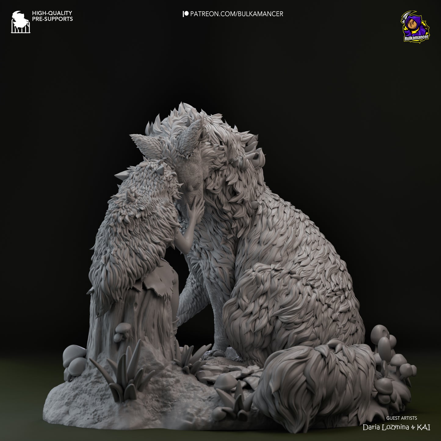Princess Mononoke & Wolf