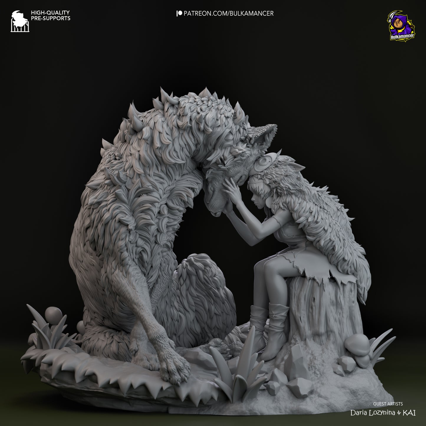 Princess Mononoke & Wolf