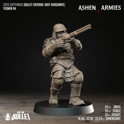 Ashen Armies: Holy Shogunate - Yeomen Pack