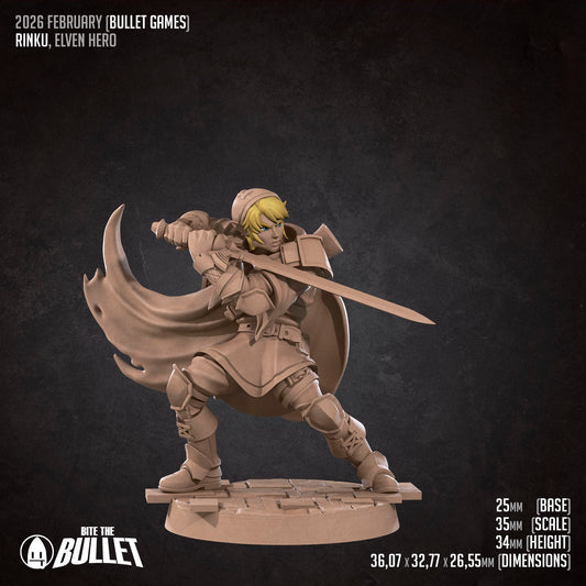 Male Elf Fighter - Rinku