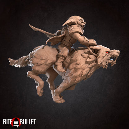 Goblin Rogue on Worg