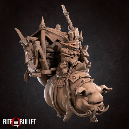 Goblin Warboss on Pig Mount