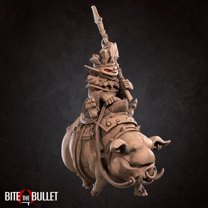Goblin Warboss on Pig Mount