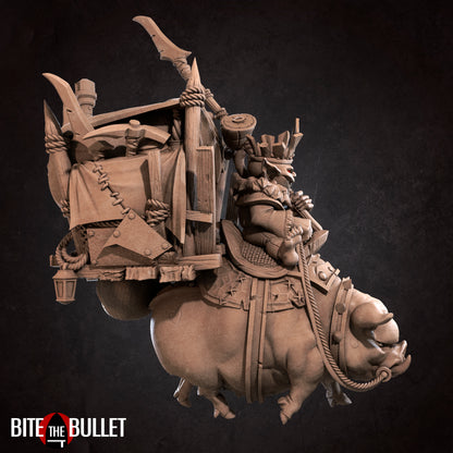 Goblin Warboss on Pig Mount