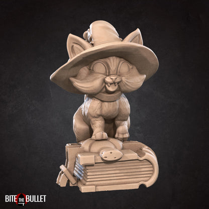 Candy the Retired Witch + Cat Familiar