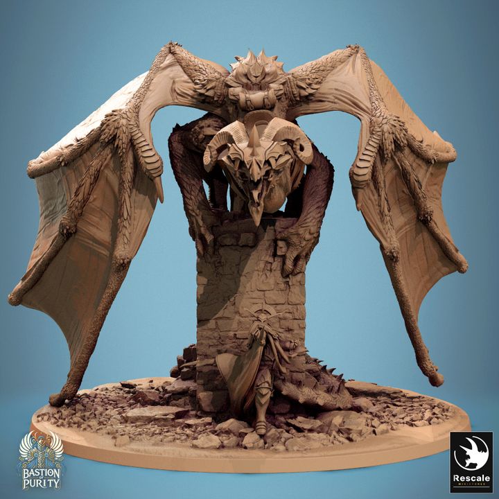 Dragon - Bastion Of Purity - Astralyon Conquerer Rider in front