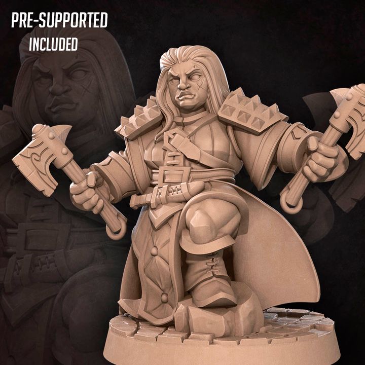 Scarred Duergar Fighter