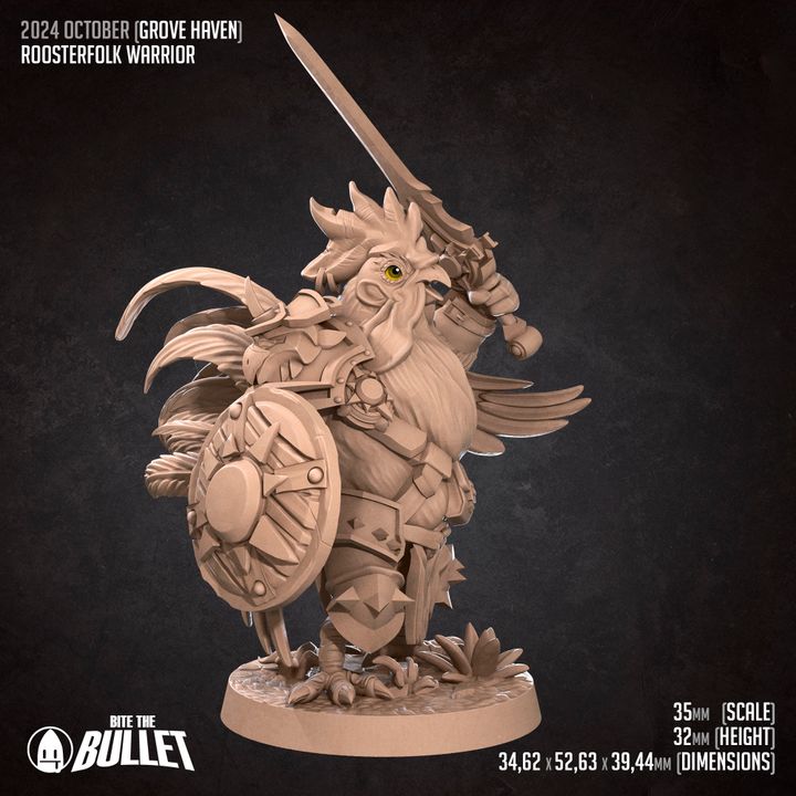 BTB Forestfolk - Rooster Warrior
