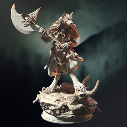 Human Wolf Totem Barbarian - Werewolf
