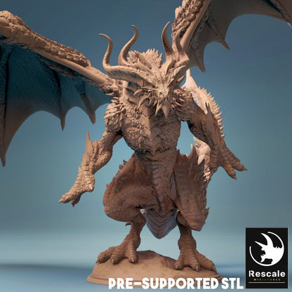 Bahamut Dragon Diety - Holy Dragon - Good Dragon Lord