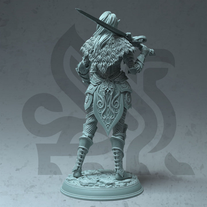 Fey Elf Paladin - With Cloak
