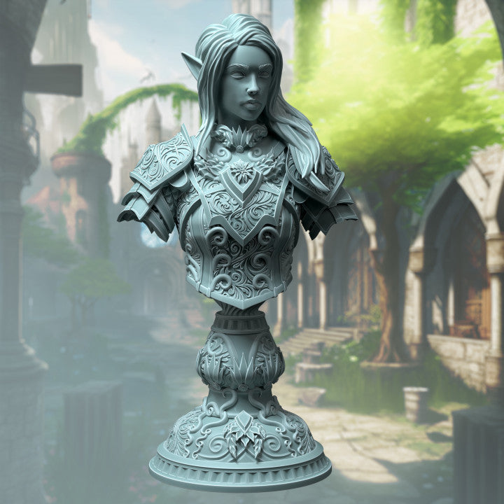 Fey Elf Paladin - Bust