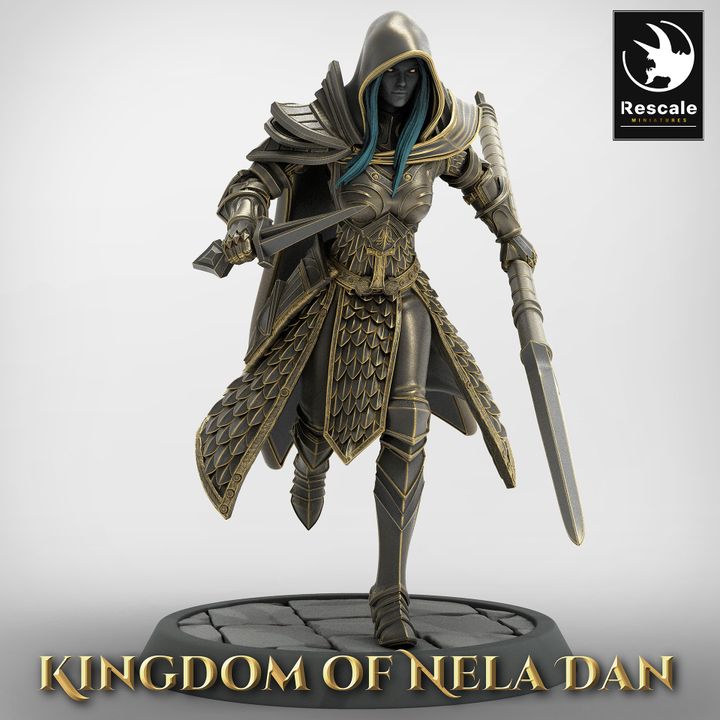 Elf Soldier Spear & Dagger