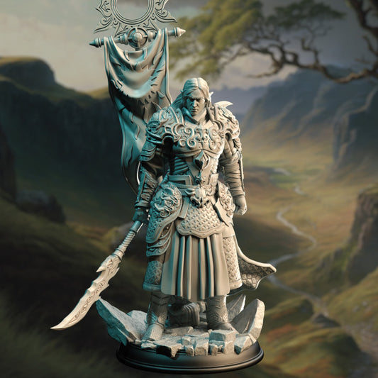 Elf Knight w Standard