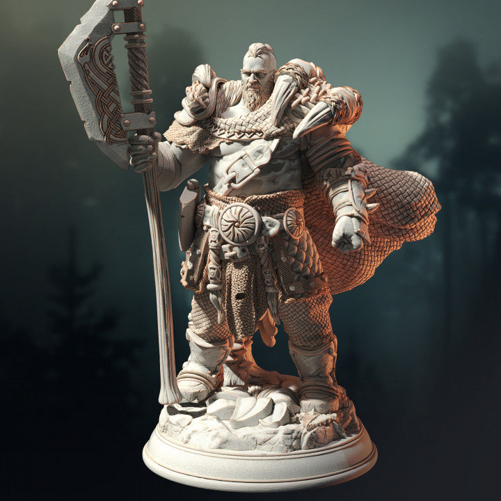 Viking Barbarian Berserker - Werebear Form