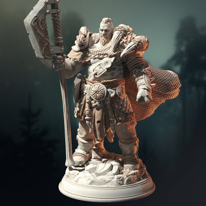 Viking Barbarian Berserker - Werebear Form