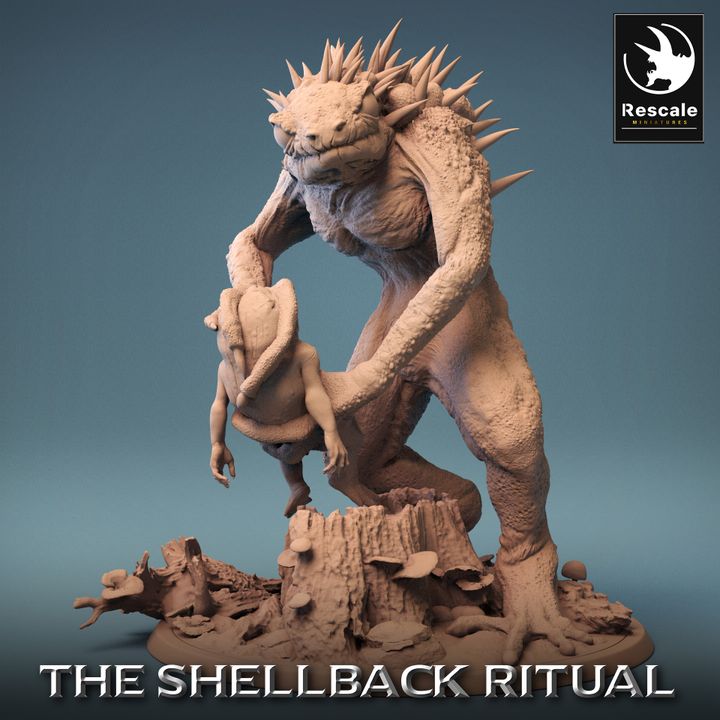 Shellback - Fetid Stalker - Red-Blue-Geen Slaad - Hunt