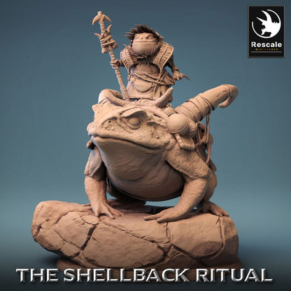 Shellback - Frog - Toad Rider - Mounted - Frogmaster