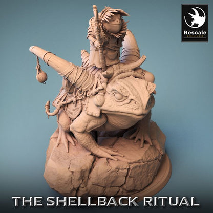 Shellback - Frog - Toad Rider - Mounted - Frogmaster