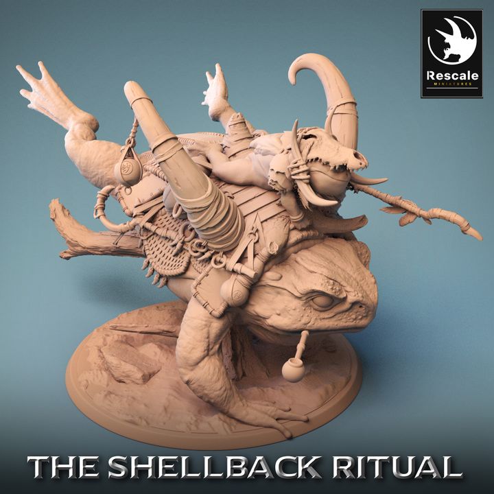 Shellback - Frog - Toad Rider - Mounted - Jump