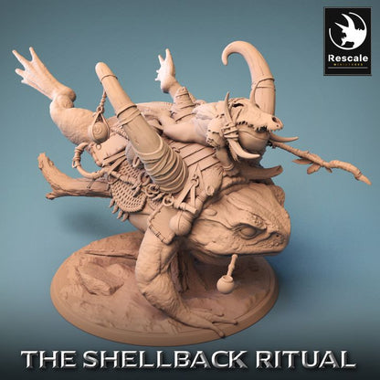 Shellback - Frog - Toad Rider - Mounted - Jump