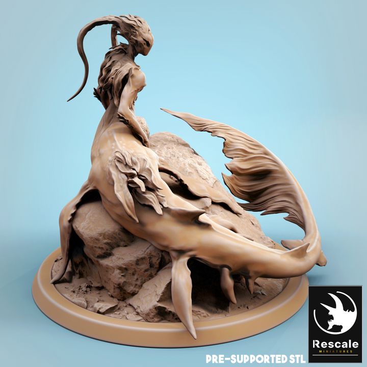 The Ocean Depths - Siren - Mermaid - Sit