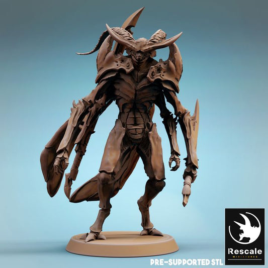 The Swarm - Thri-Kreen Soldier - Sword - Stand