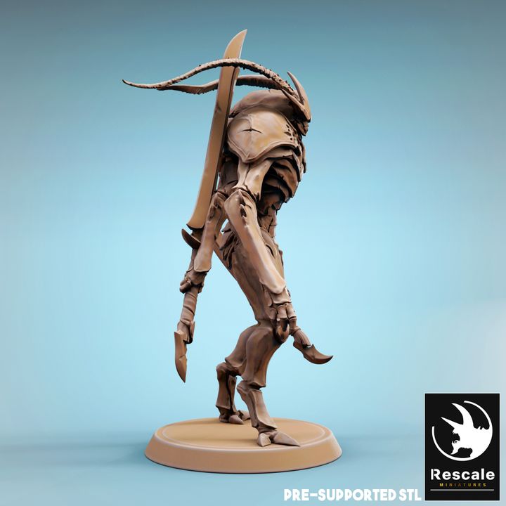 The Swarm - Thri-Kreen Soldier - Sword - Stand