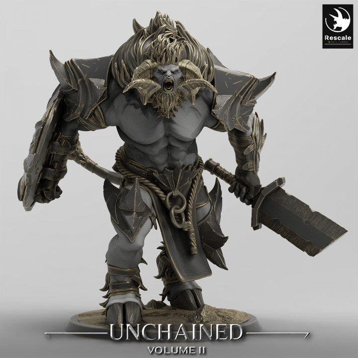 Unchained - Minotaur - Cry - Sword