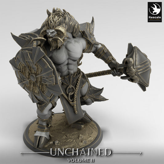 Unchained - Minotaur - Guard - Hammer