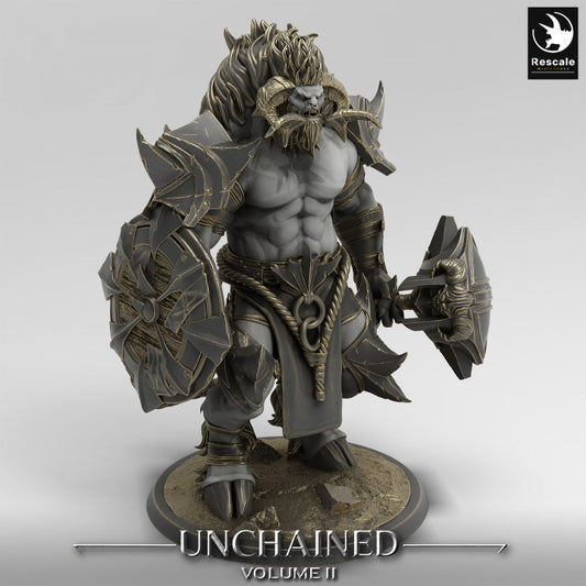 Unchained - Minotaur - Stand - Hammer