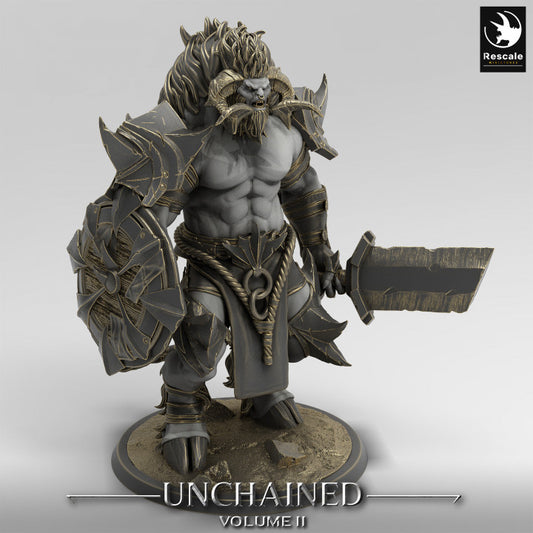 Unchained - Minotaur - Stand - Sword