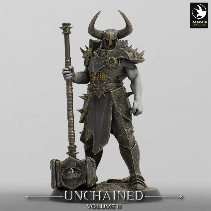 Unchained - Raider - Pose - Big Hammer