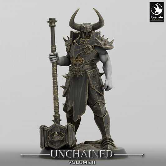 Unchained - Raider - Pose - Big Hammer