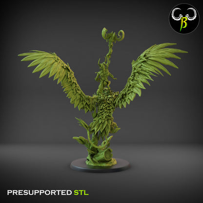 CB The Fae Wilds - Dryad Satyr Wind Rider - Lance - Wizard - Bannerman