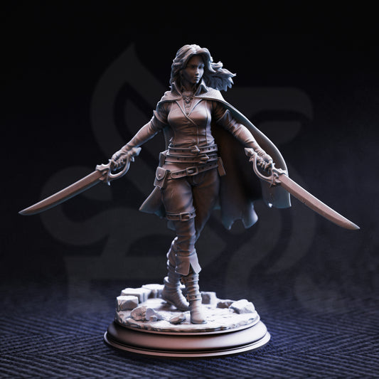 Human Rogue: Female Swashbuckling pirate