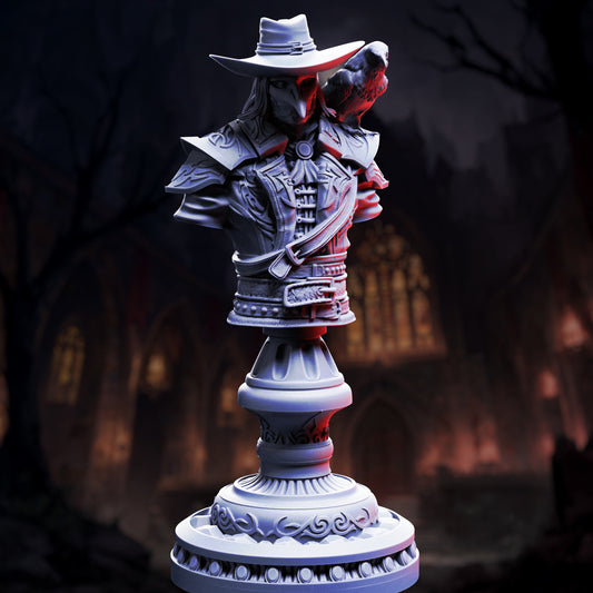 Vampire Hunter - Arkham Ravenswood - Masked - Bust