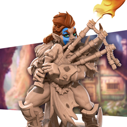 Bagpipes Bard Halfling