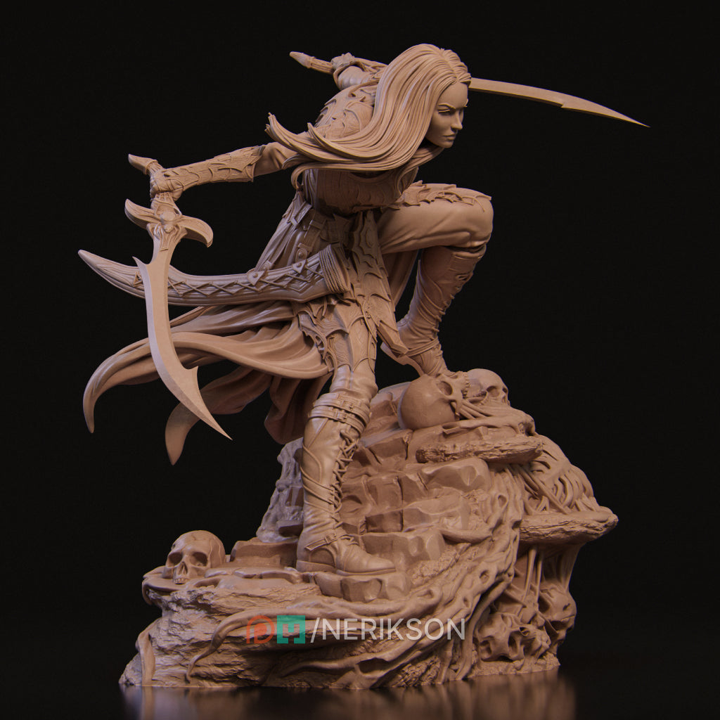 Iierin, Female Dark Elf Warrior