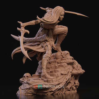 Iierin, Female Dark Elf Warrior