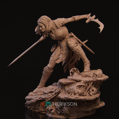 Iierin, Female Dark Elf Warrior