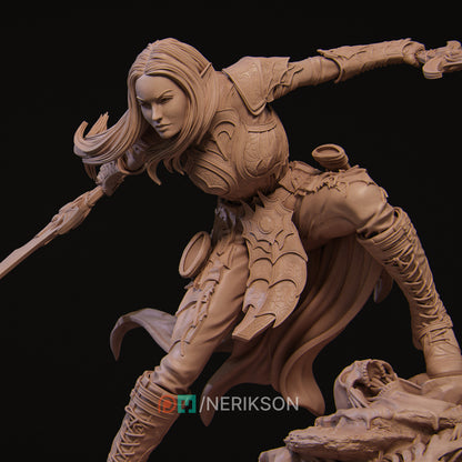 Iierin, Female Dark Elf Warrior
