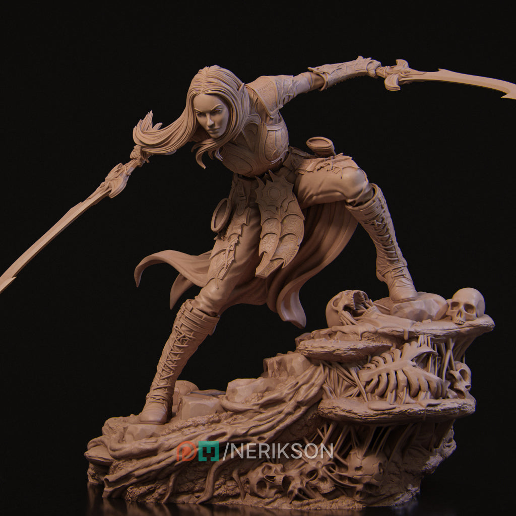 Iierin, Female Dark Elf Warrior